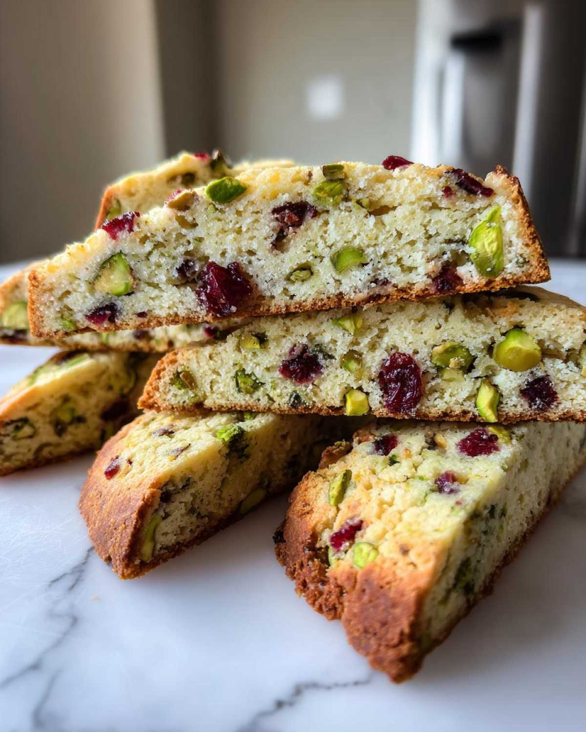 Pistachio Cranberry Biscotti - detail 4