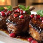 Pomegranate Soy Glazed Lamb Chops