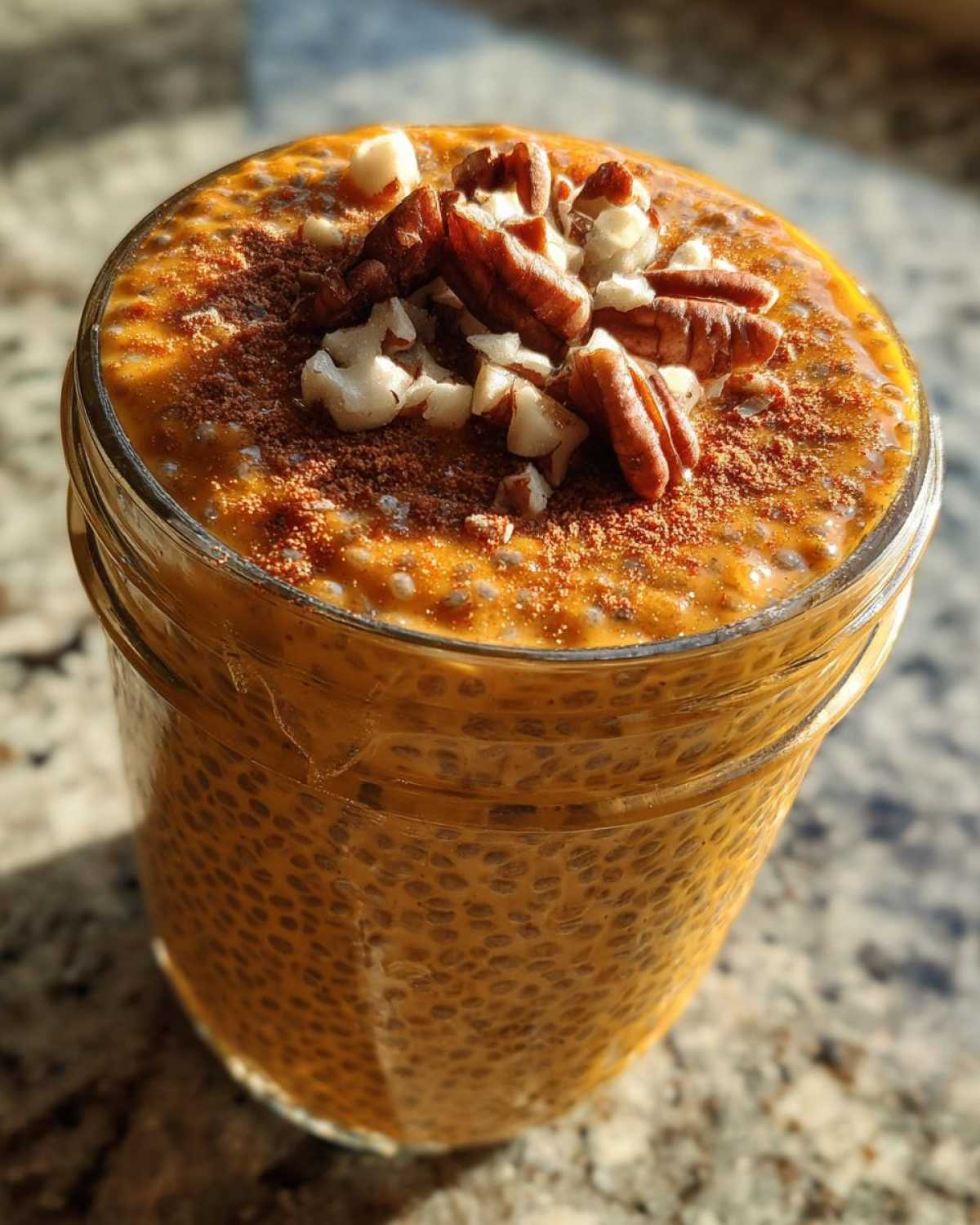Pumpkin Spice Overnight Chia Pudding - detail 2