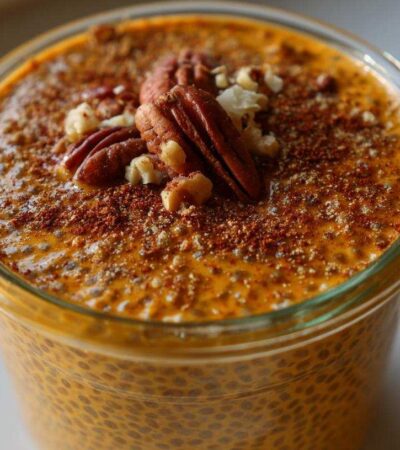 Pumpkin Spice Overnight Chia Pudding