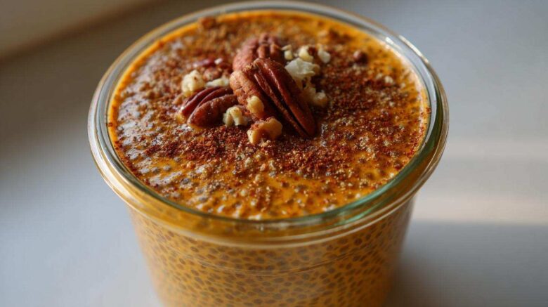 Pumpkin Spice Overnight Chia Pudding