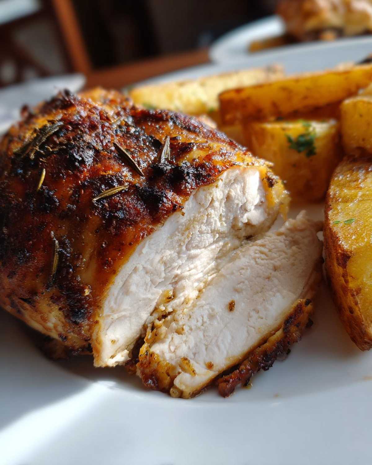 Rosemary Citrus Roast Chicken with Parsnips - detail 1