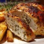 Rosemary Citrus Roast Chicken with Parsnips