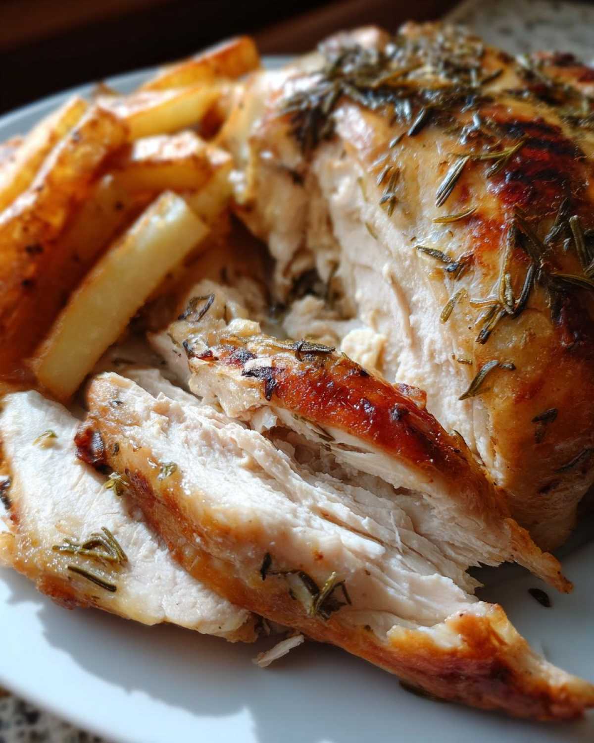 Rosemary Citrus Roast Chicken with Parsnips - detail 3