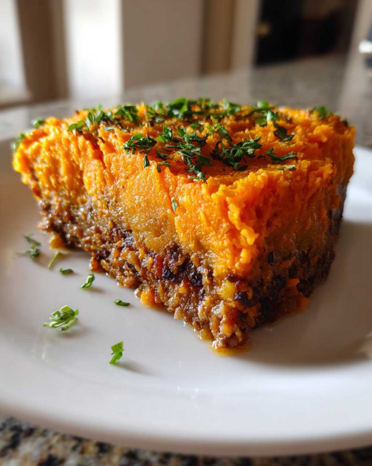 Savory Sweet Potato & Turkey Shepherd's Pie - detail 3