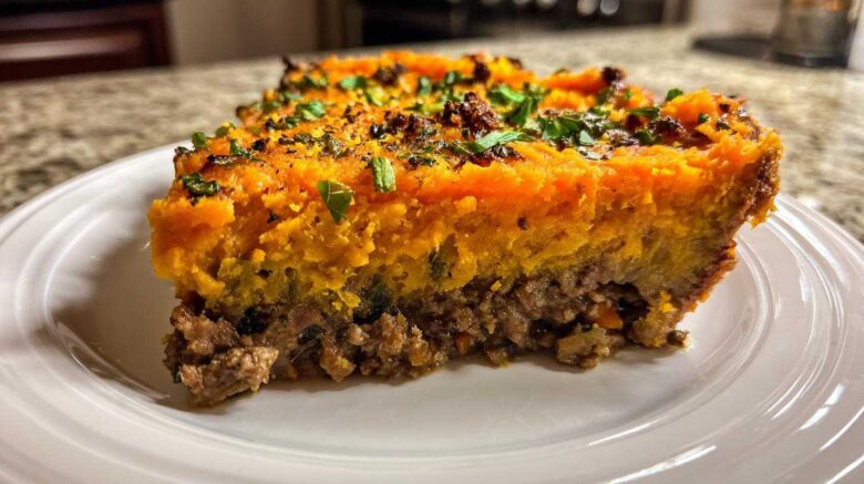 Savory Sweet Potato & Turkey Shepherd's Pie
