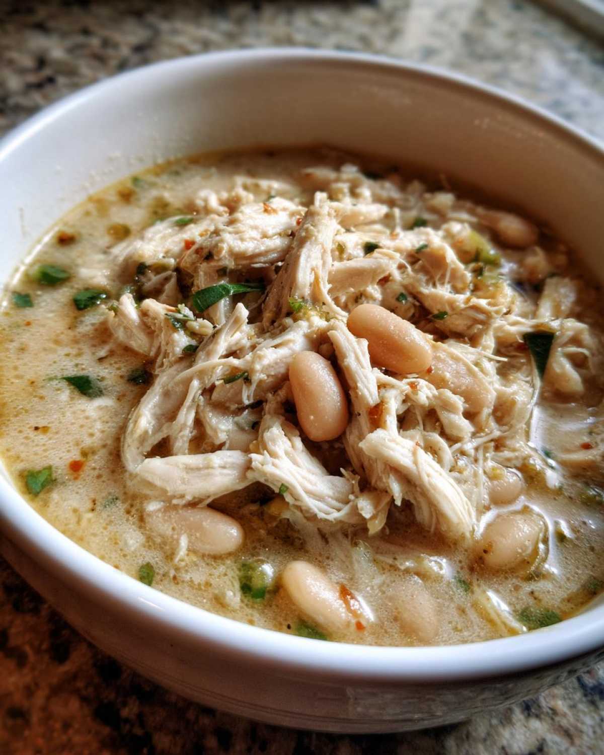 Slow Cooker White Chicken Chili - detail 1