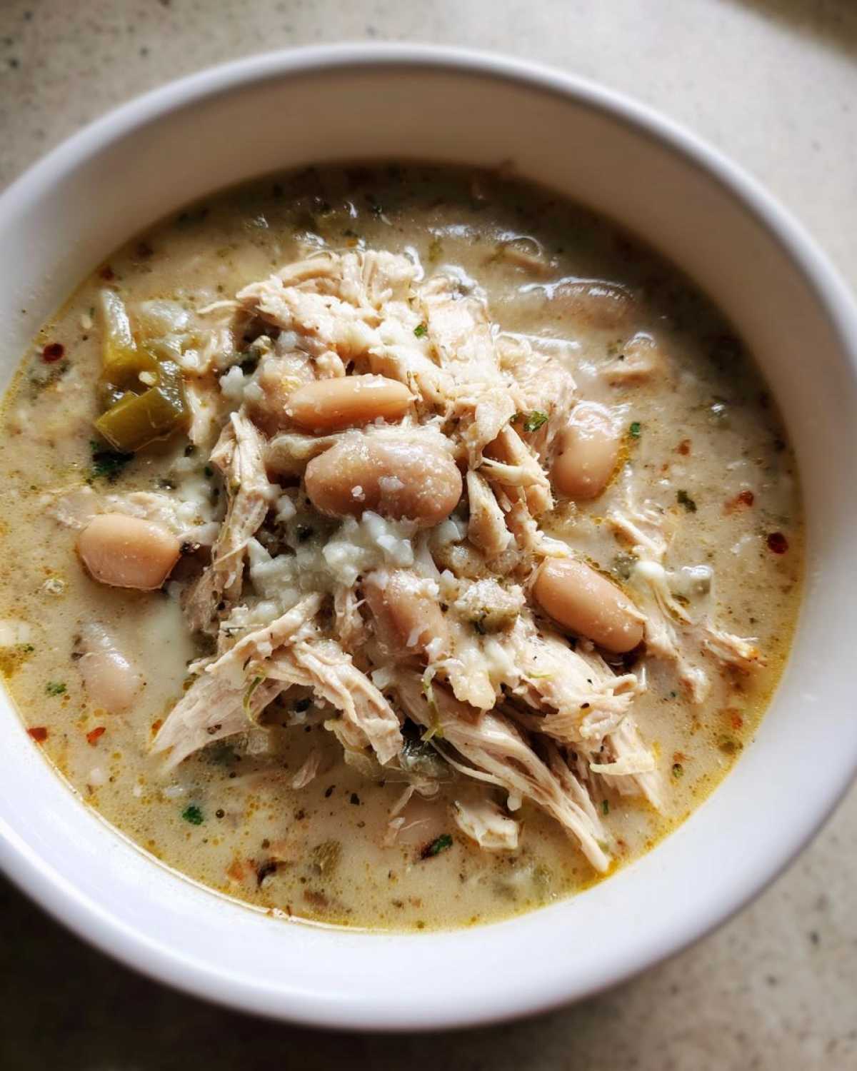 Slow Cooker White Chicken Chili - detail 4