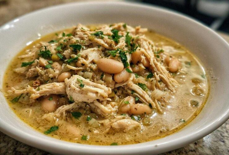 Slow Cooker White Chicken Chili
