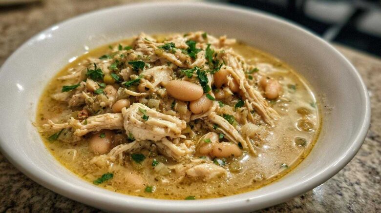 Slow Cooker White Chicken Chili