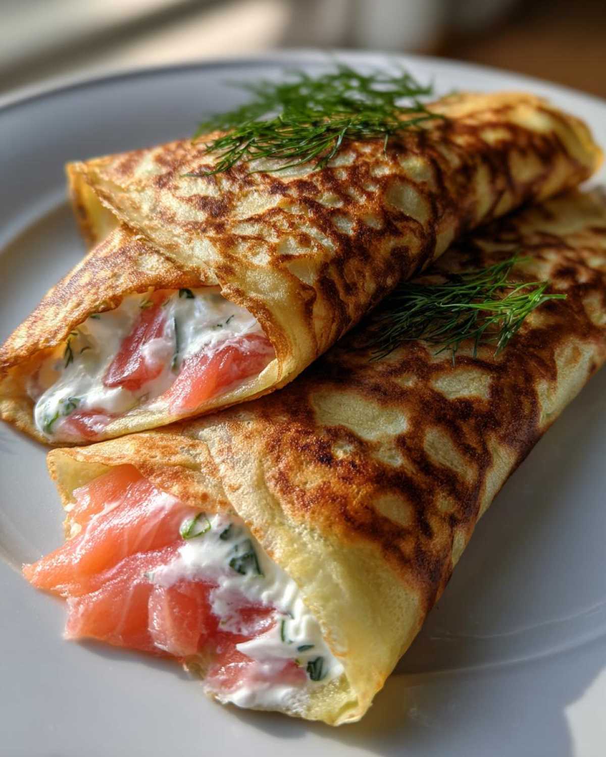 Smoked Salmon & Dill Savory Crepes - detail 2