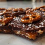 Smoked Sea Salt Caramel Pretzel Bark