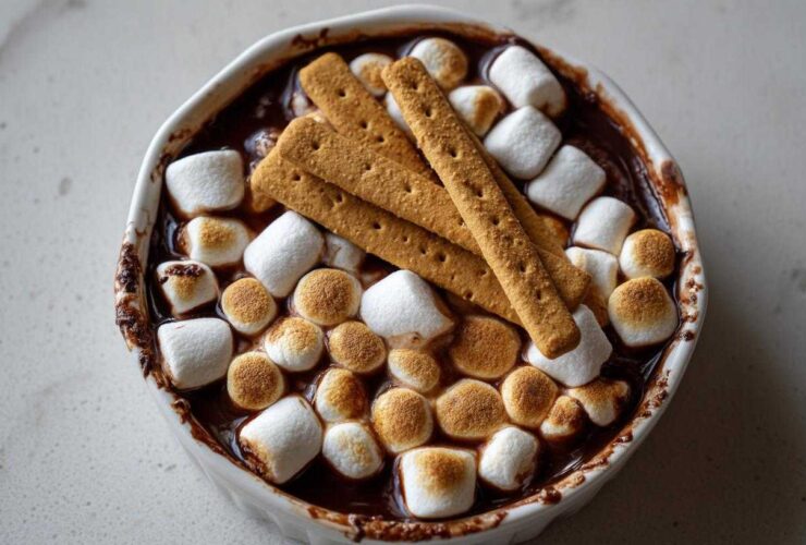 S'mores Hot Chocolate Dip