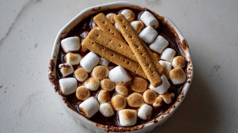 S'mores Hot Chocolate Dip