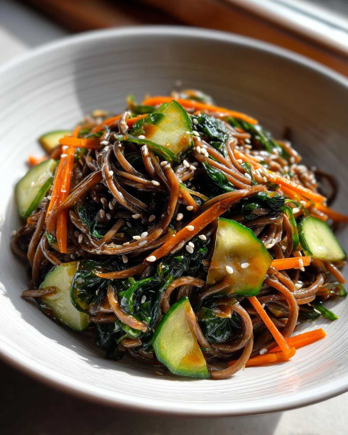 Soba Noodle Seaweed Salad - detail 2