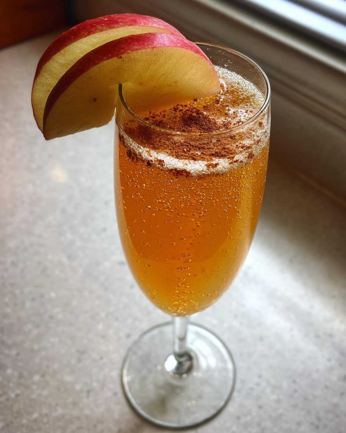 Spiced Apple Cider Mimosa - detail 1