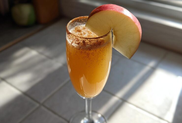 Spiced Apple Cider Mimosa
