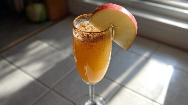 Spiced Apple Cider Mimosa