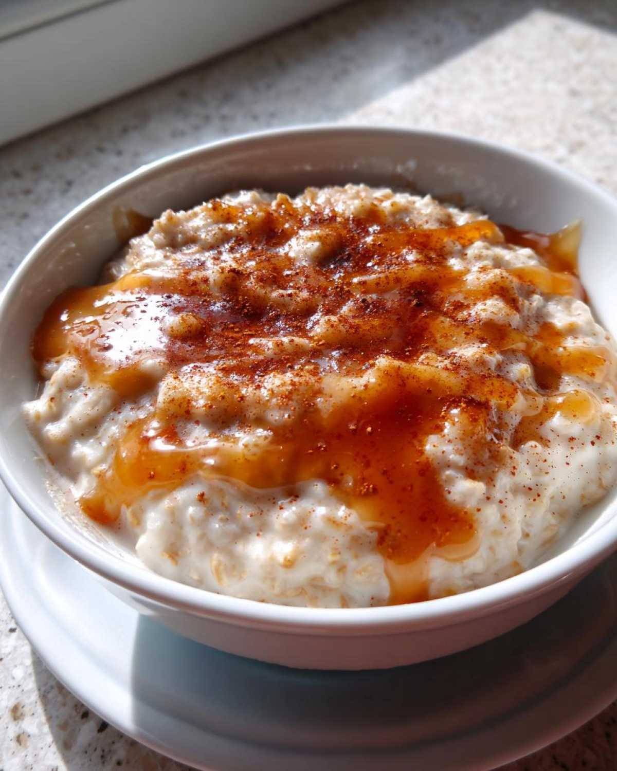 Spiced Hot Porridge with Maple Syrup - detail 1