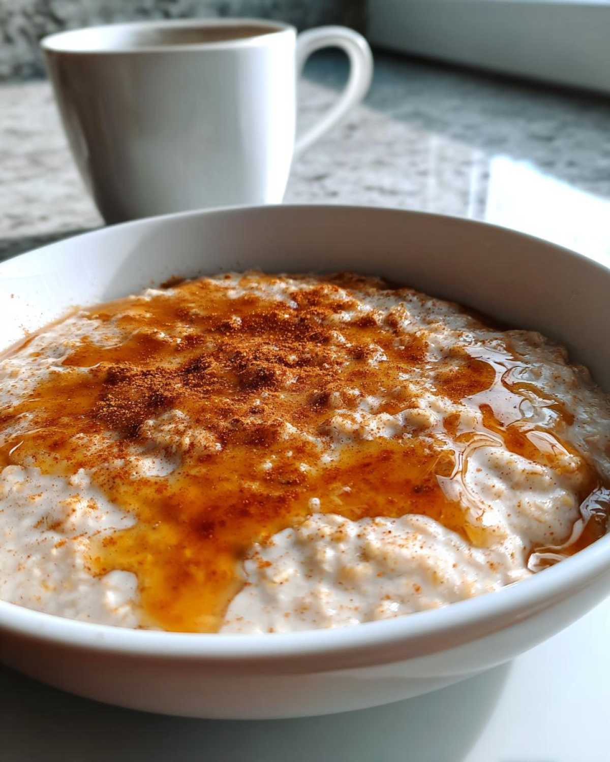 Spiced Hot Porridge with Maple Syrup - detail 3