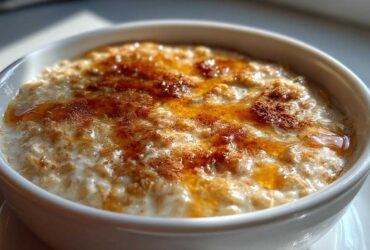 Spiced Hot Porridge with Maple Syrup