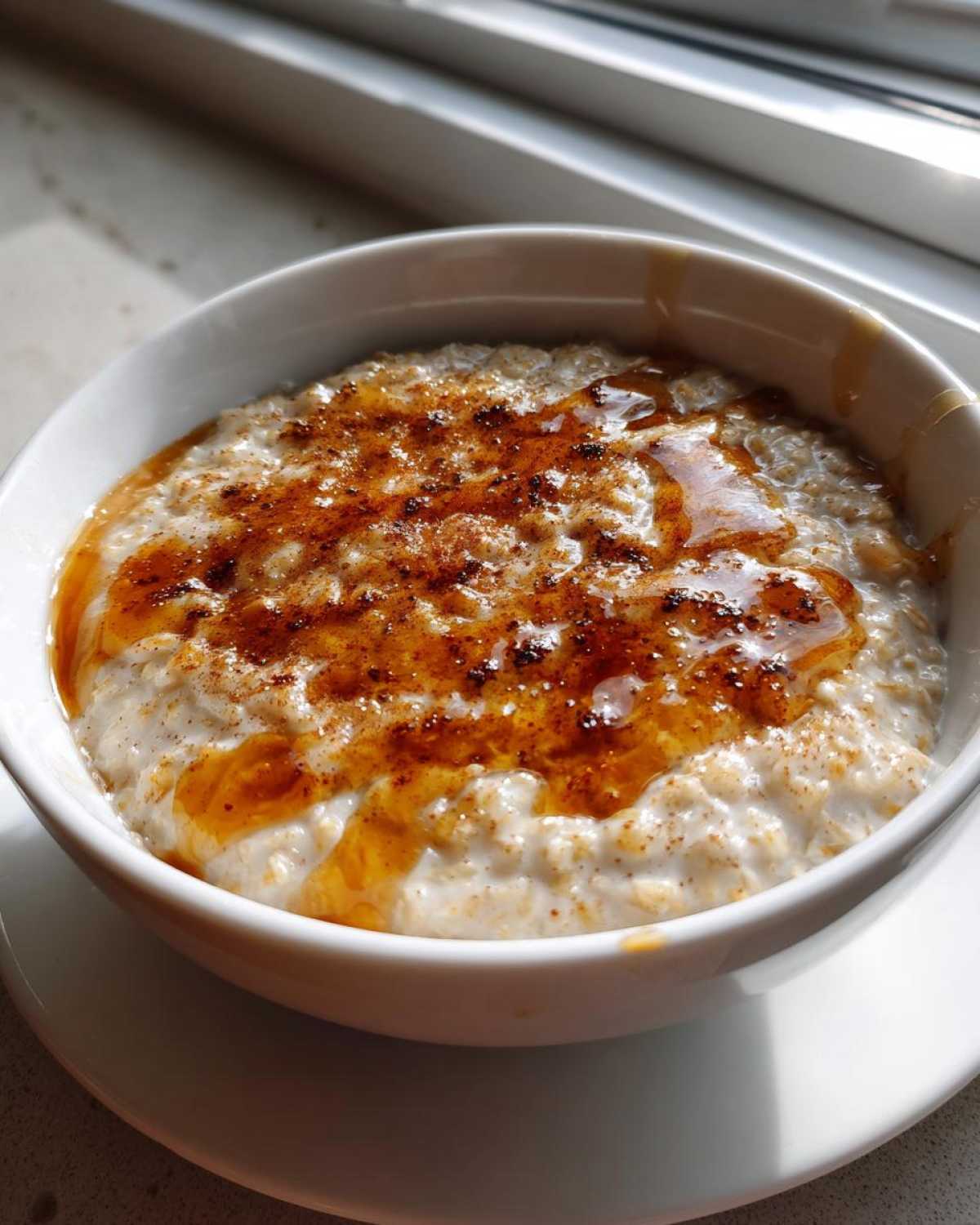 Spiced Hot Porridge with Maple Syrup - detail 4