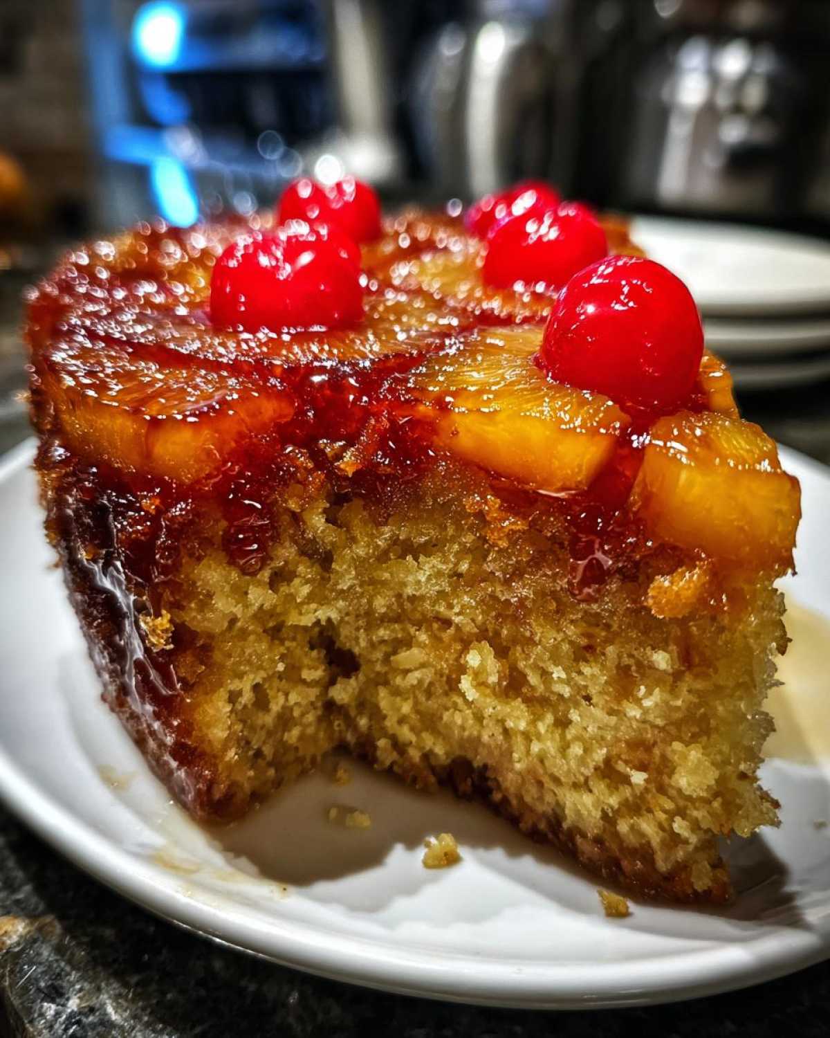 Spiced Pineapple Upside-Down Cake (non-traditional twist) - detail 4