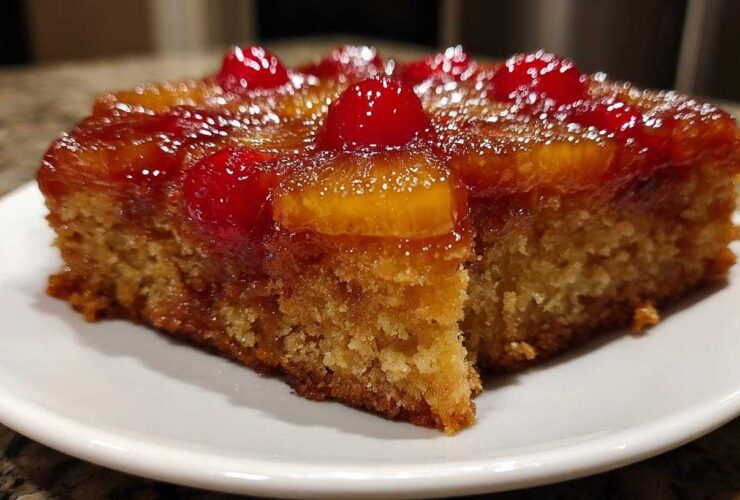 Spiced Pineapple Upside-Down Cake (non-traditional twist)