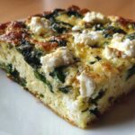 Spinach and Feta Baked Omelet
