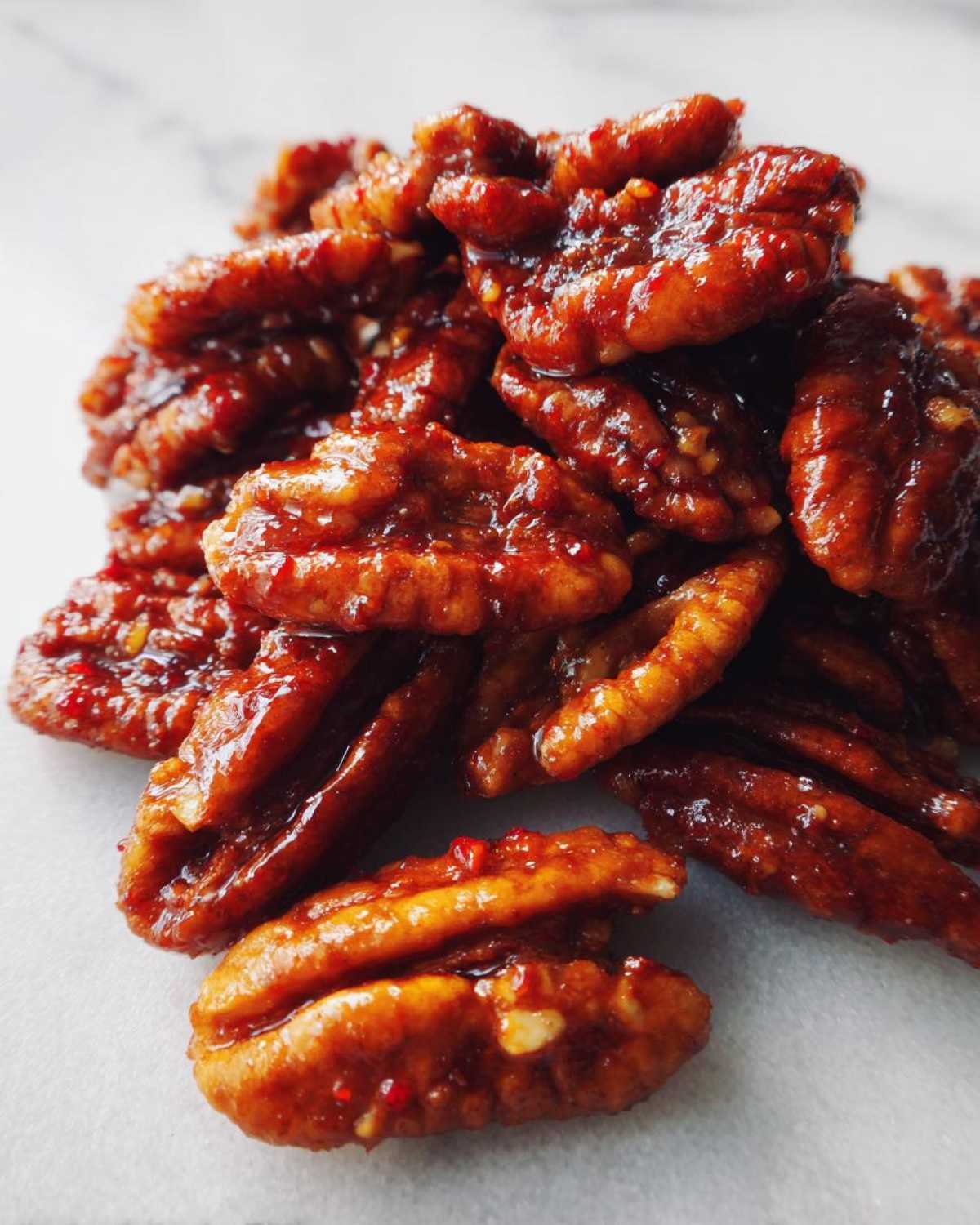 Sriracha Brown Sugar Pecans - detail 1