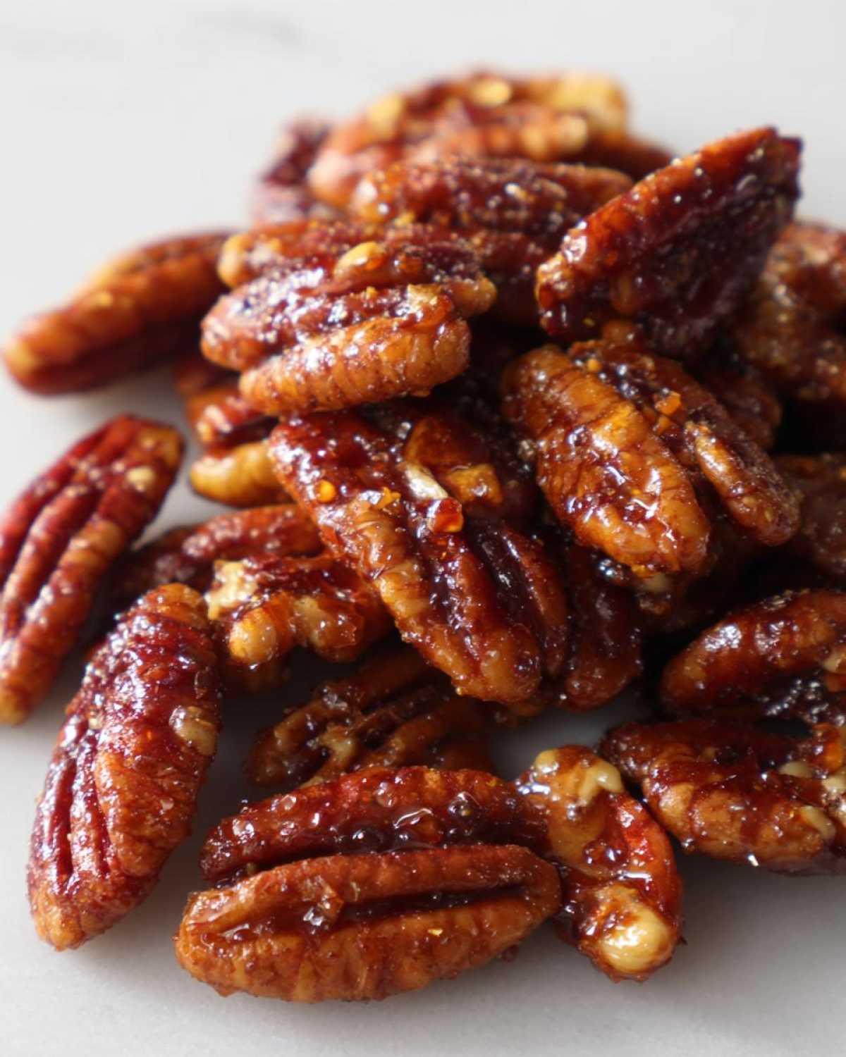 Sriracha Brown Sugar Pecans - detail 4