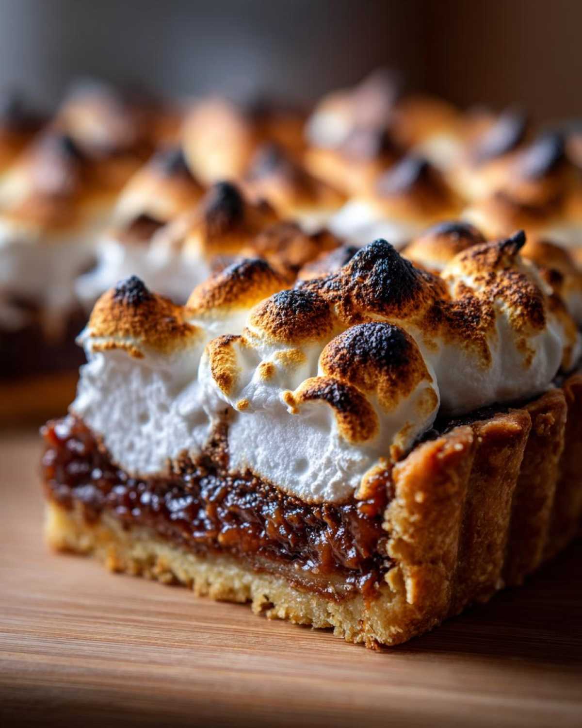 Sriracha-Spiced Caramel Marshmallow Tart - detail 2