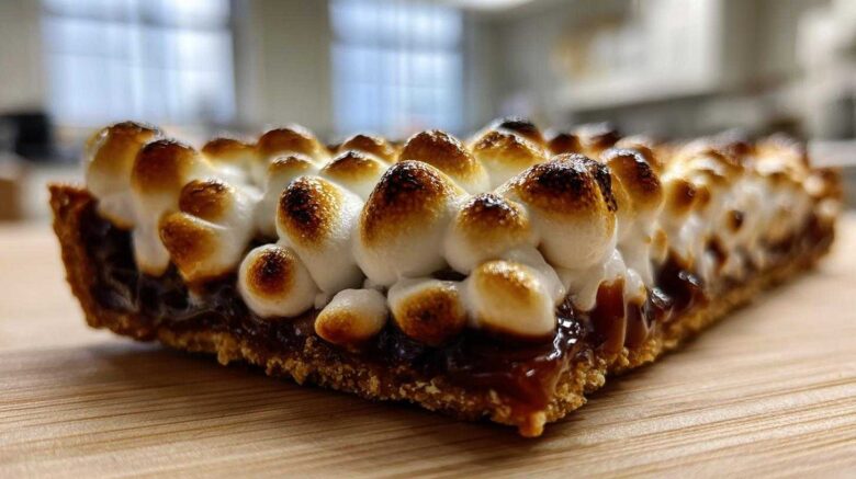 Sriracha-Spiced Caramel Marshmallow Tart