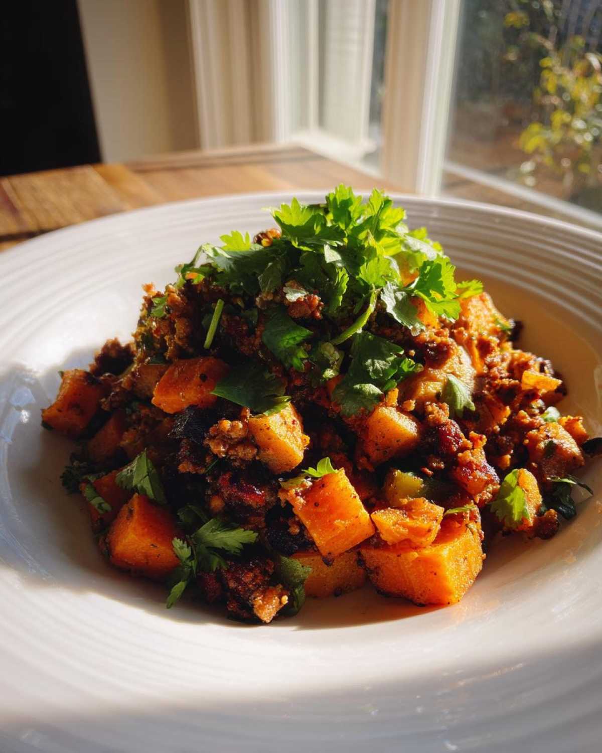 Sweet Potato Cinnamon Hash with Chorizo - detail 1