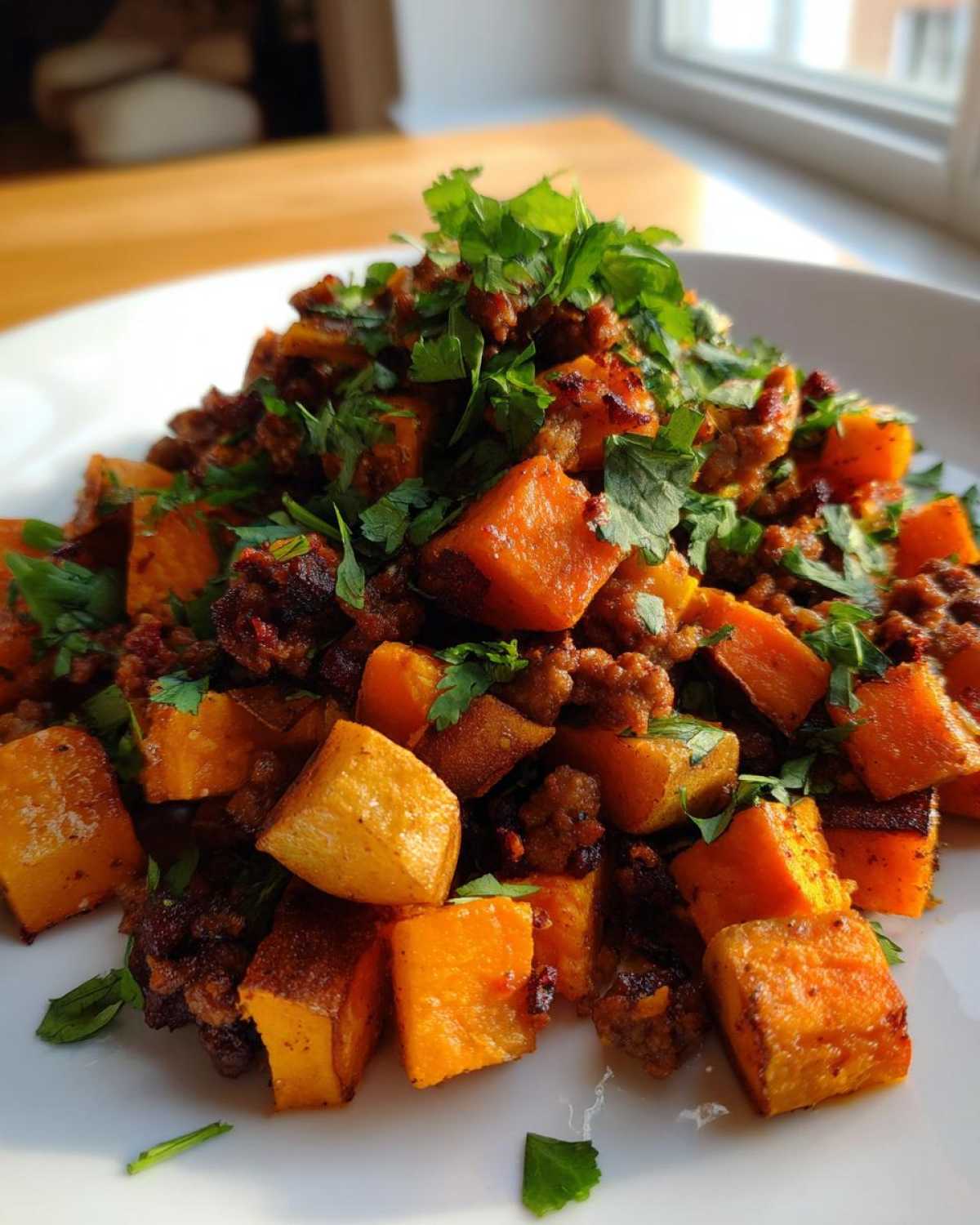 Sweet Potato Cinnamon Hash with Chorizo - detail 2