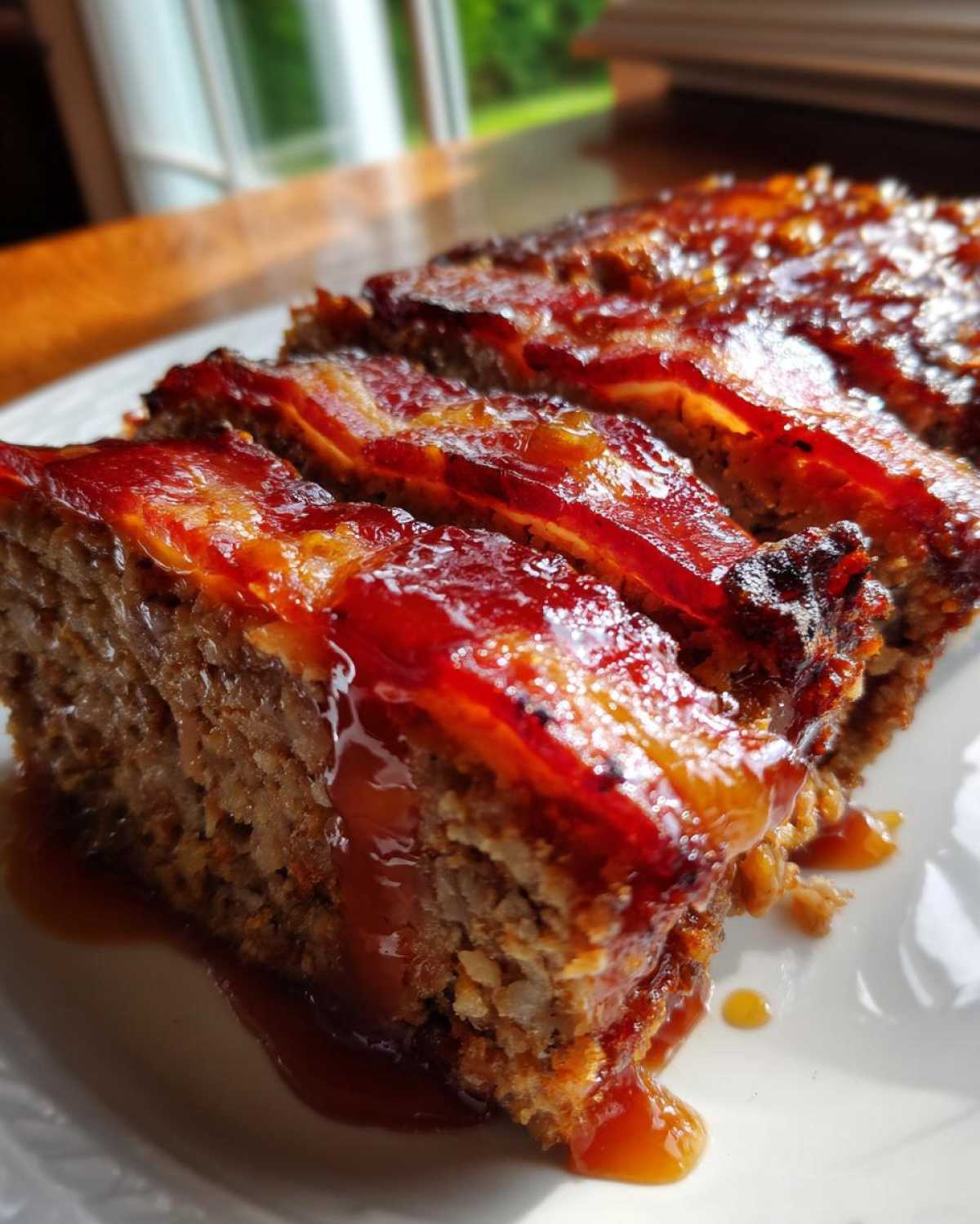 Sweet and Sour Meatloaf with Bacon - detail 3