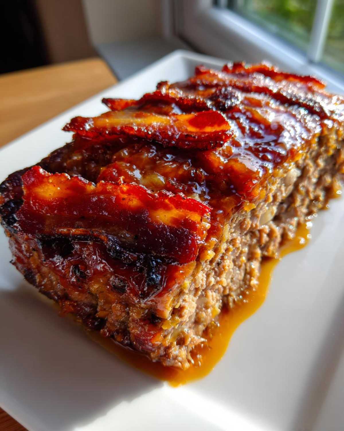 Sweet and Sour Meatloaf with Bacon - detail 4