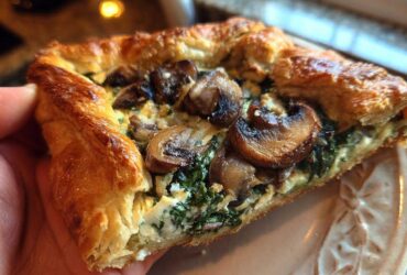 Truffle Mushroom & Spinach Galette