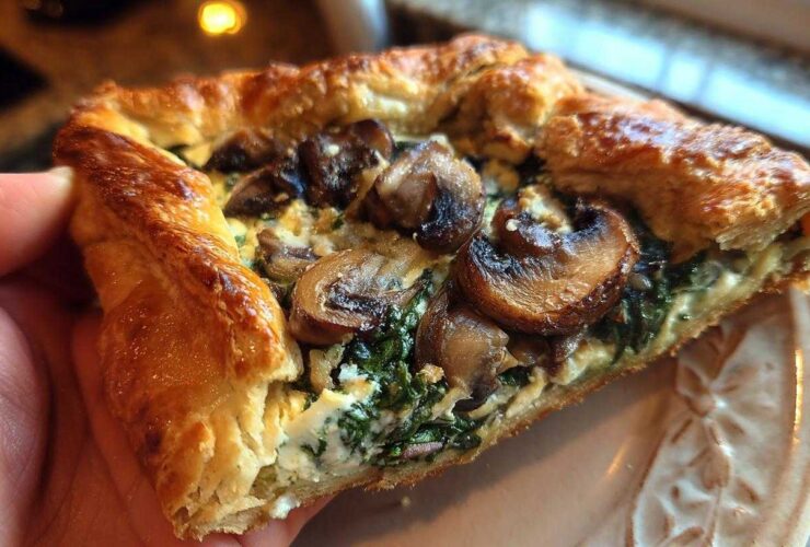 Truffle Mushroom & Spinach Galette