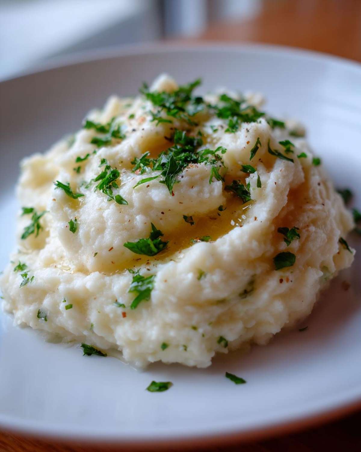 Truffle Parmesan Garlic Mashed Cauliflower - detail 1