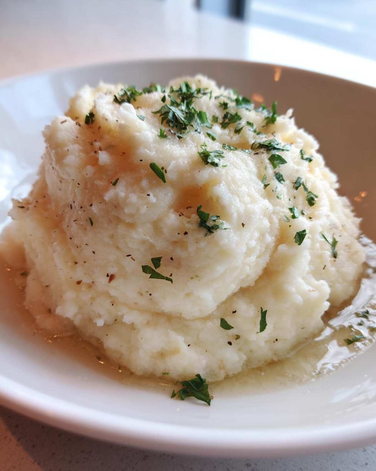 Truffle Parmesan Garlic Mashed Cauliflower - detail 2