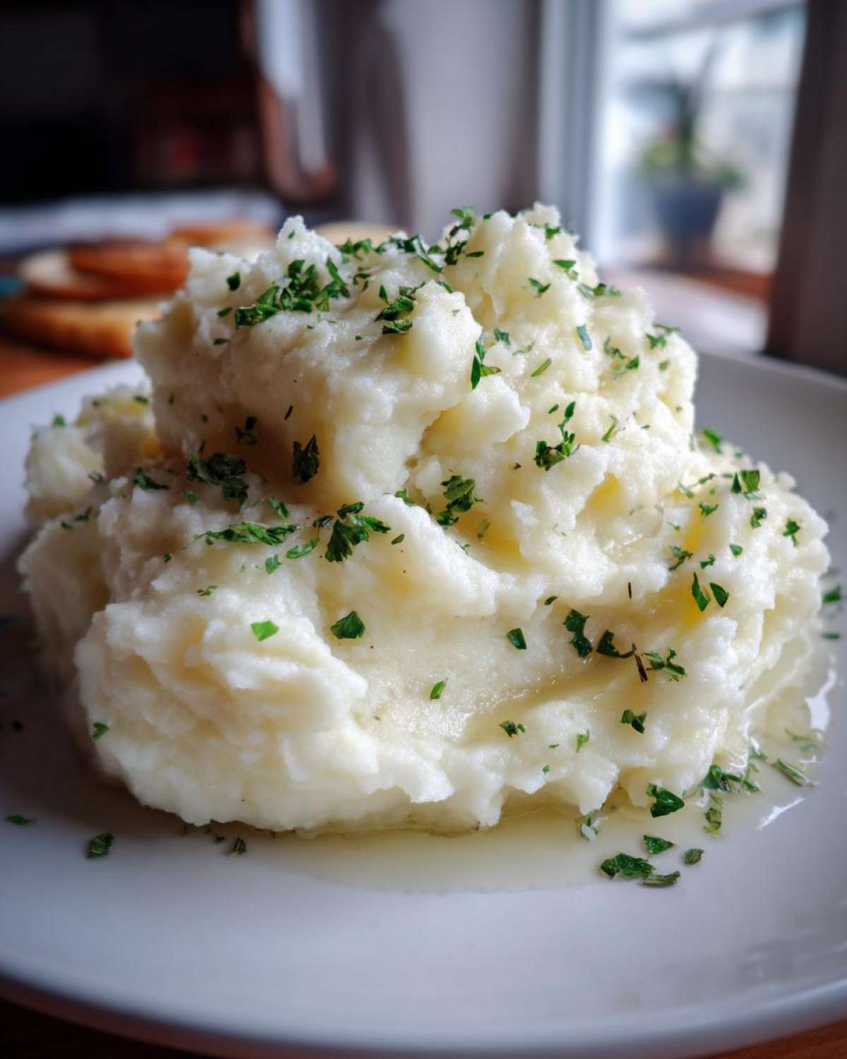 Truffle Parmesan Garlic Mashed Cauliflower - detail 3