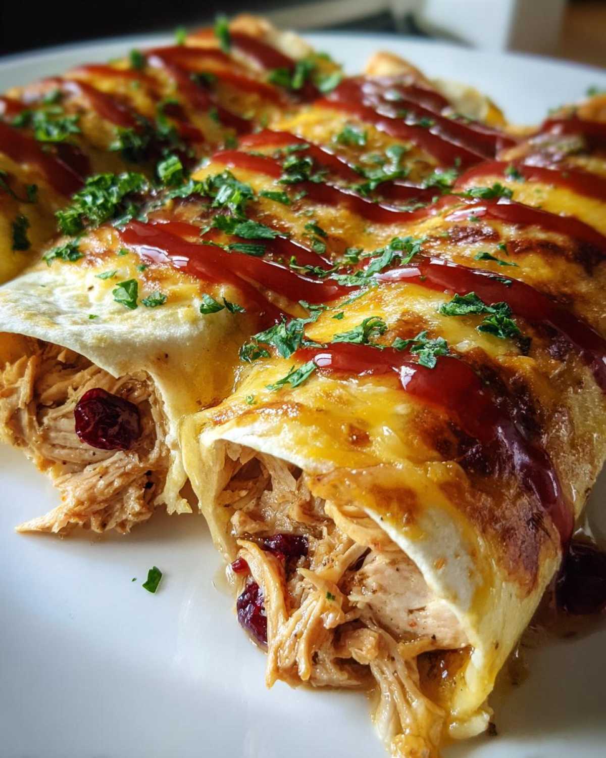 Turkey Cranberry Enchiladas - detail 3