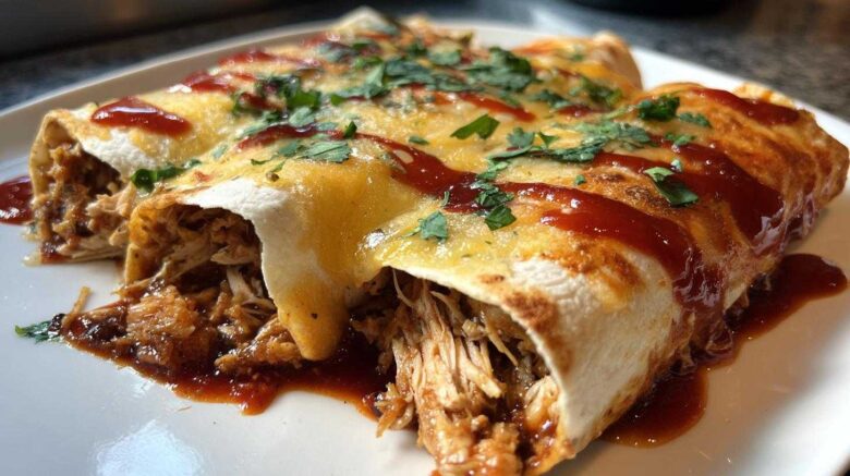 Turkey Cranberry Enchiladas
