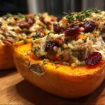 Turkey-Stuffed Butternut Squash