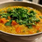 Turmeric Ginger Lentil Soup