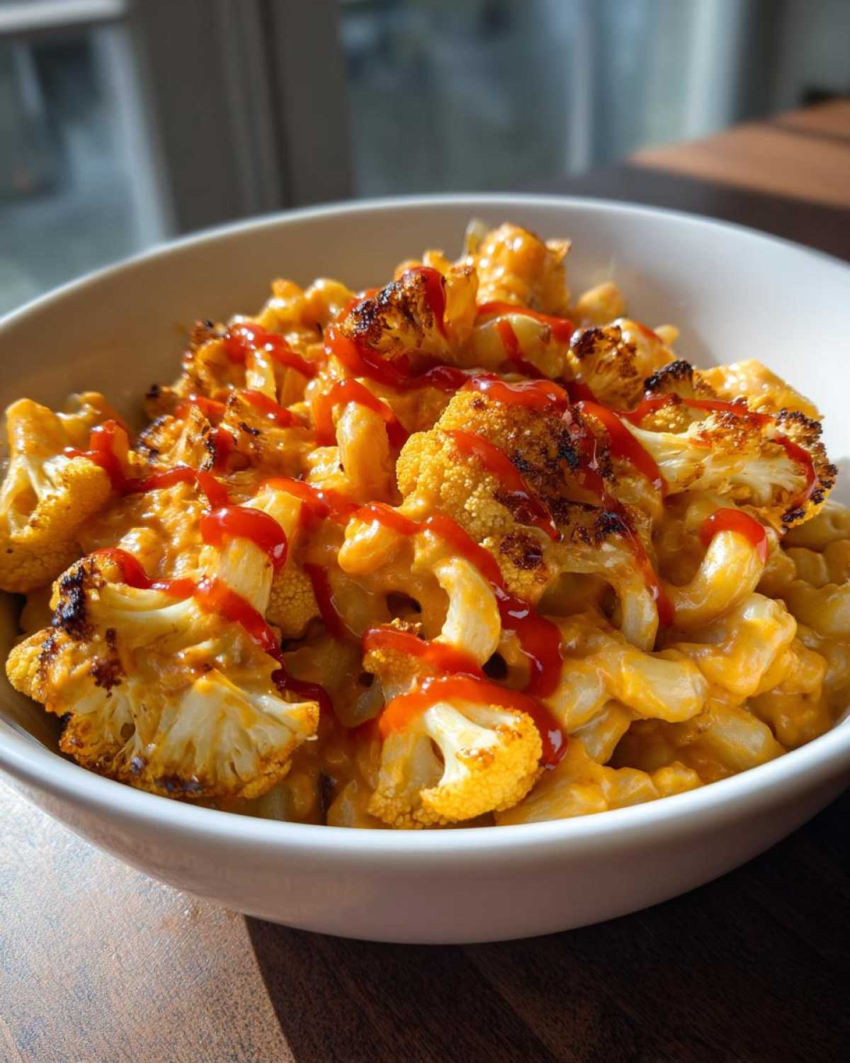 Vegan Buffalo Cauliflower Mac & Cheese - detail 1