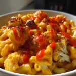 Vegan Buffalo Cauliflower Mac & Cheese