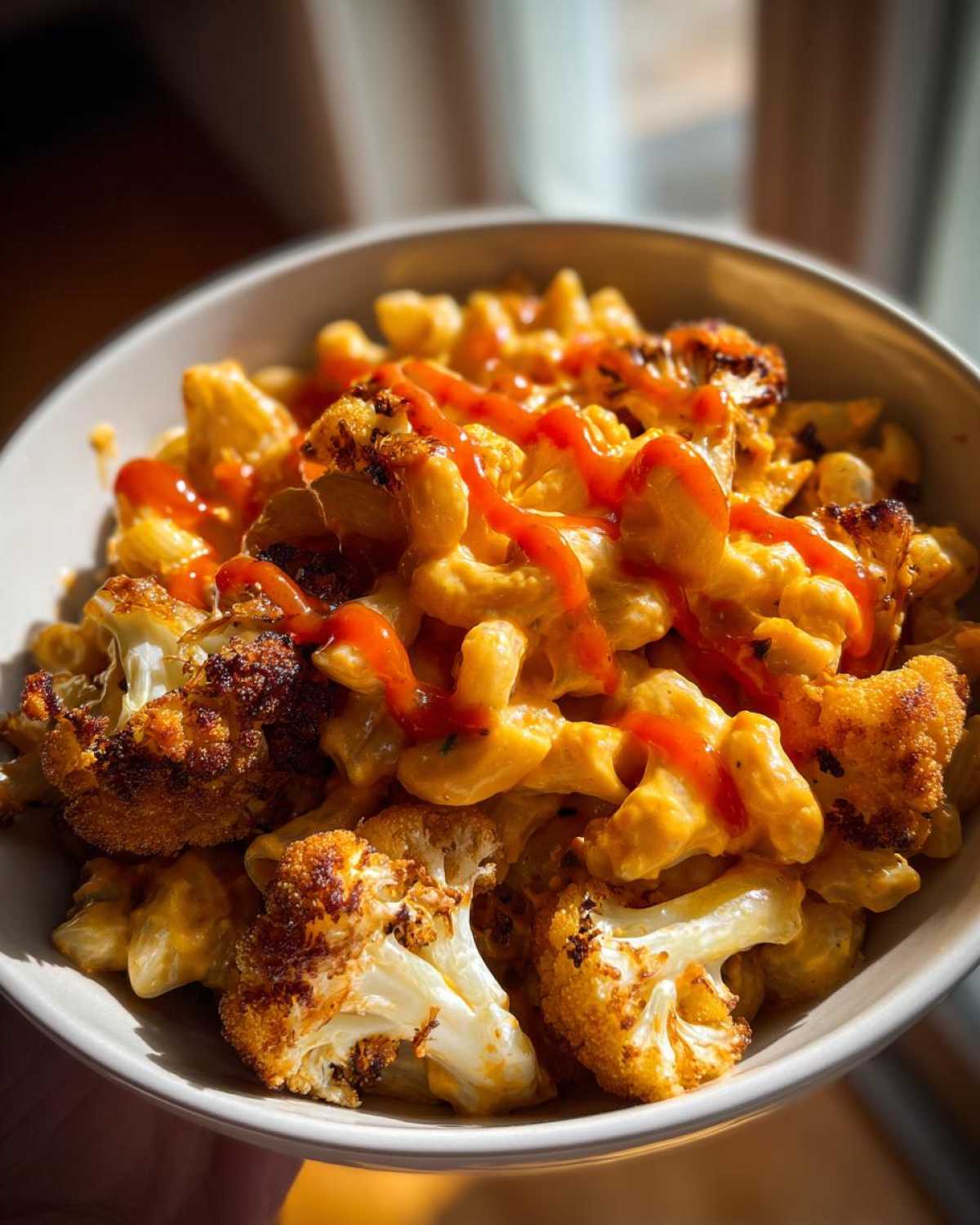 Vegan Buffalo Cauliflower Mac & Cheese - detail 2