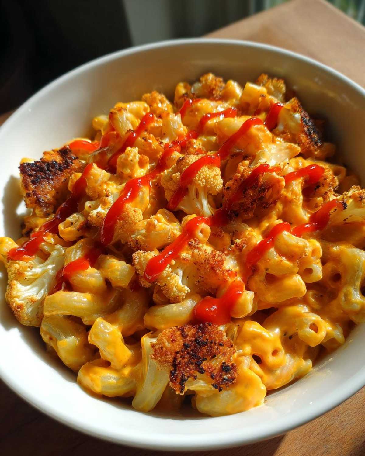 Vegan Buffalo Cauliflower Mac & Cheese - detail 4